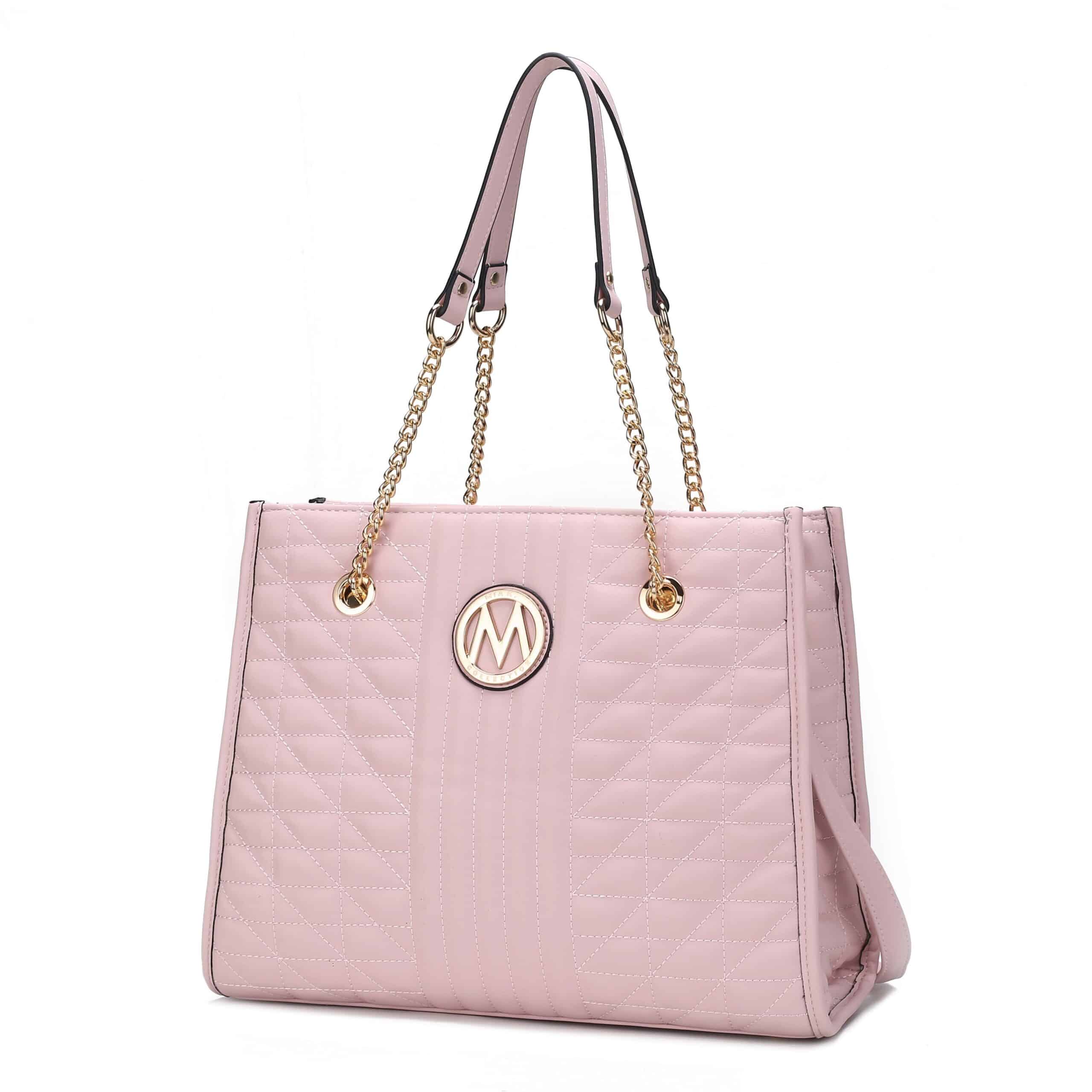 MKF Collection Womens Shoulder Bag Vegan Leather by Mia K Pink