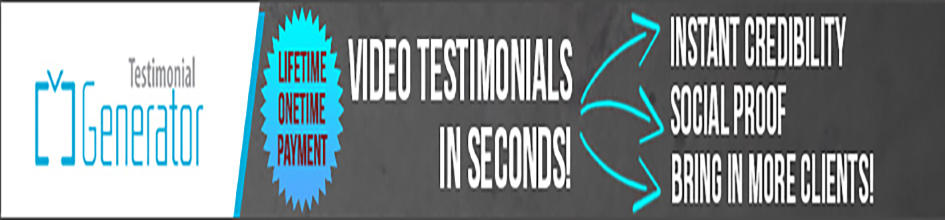 Testimonial Generator Mobile Banner