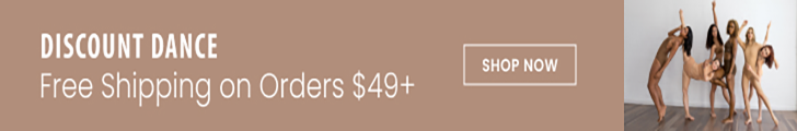 Discount Dance Free Shipping Orders $49 Banner